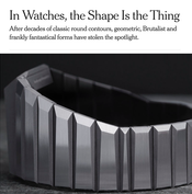 In Watches, the Shape Is the Thing